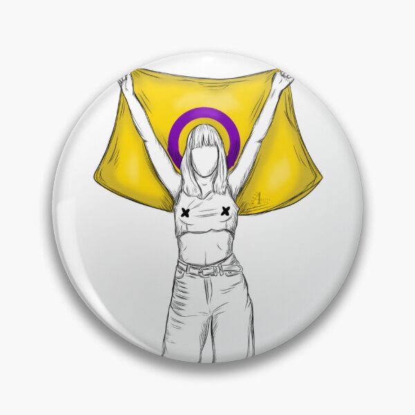 Item preview, Måneskin Victoria De Angelis with intersex flag designed and sold by ArteDellaVitaDE.