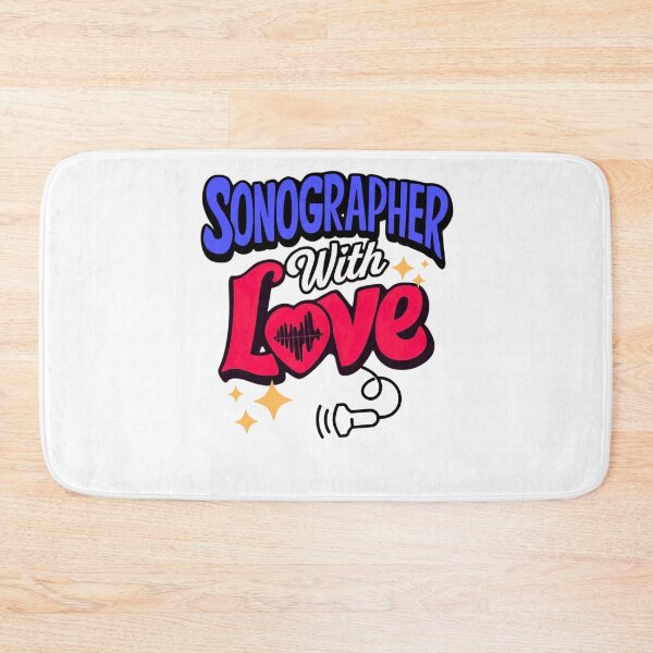 Item preview, Sonographer with Love | Heartfelt Ultrasound Tech Gift designed and sold by BunBuntheDog-.