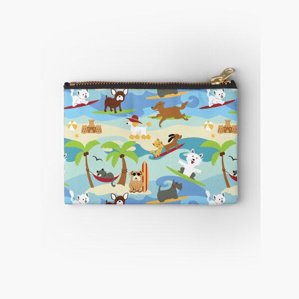 Item preview, Dogs on Beach Vacation Surfing designed and sold by VintageStyle.