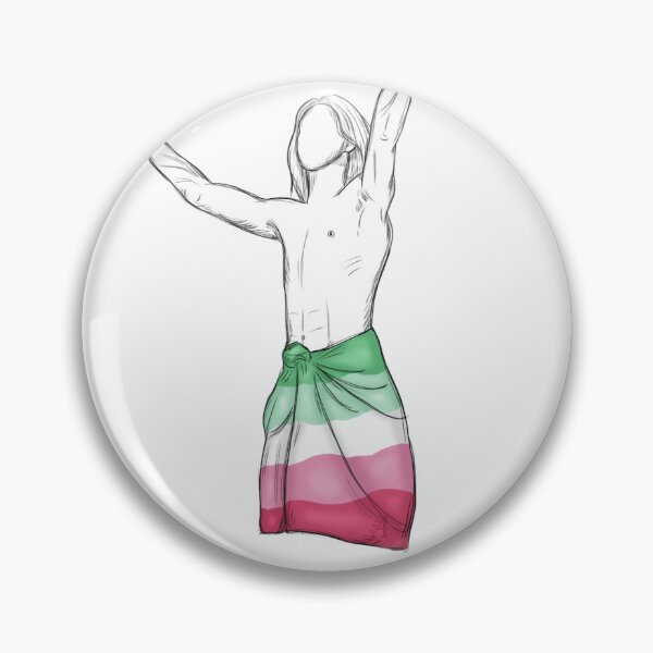 Item preview, Måneskin Ethan Torchio with abrosexual flag designed and sold by ArteDellaVitaDE.