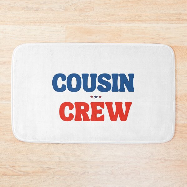 Item preview, Black Cousin Crew T-Shirt: Classic Fit, Crew Neck, Short Sleeve, Letter Print - Adult Polyester/Cotton designed and sold by Tycoonn.