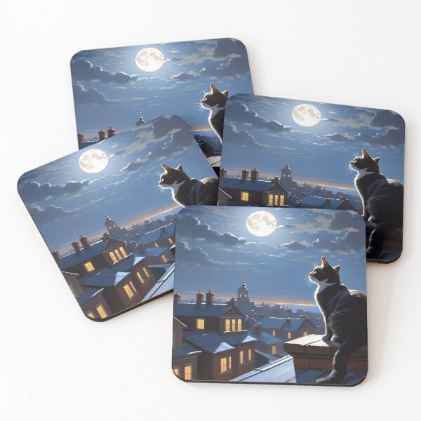 Item preview, Cat on the Roof designed and sold by M-Y-A-R-T-.