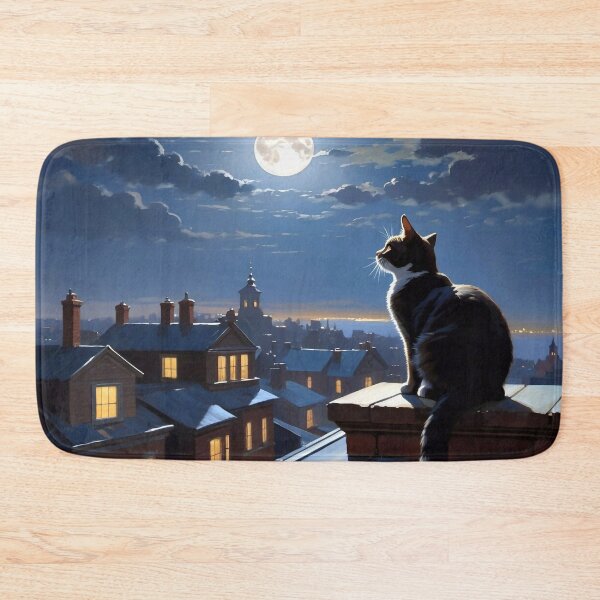 Item preview, Cat on the Roof designed and sold by M-Y-A-R-T-.