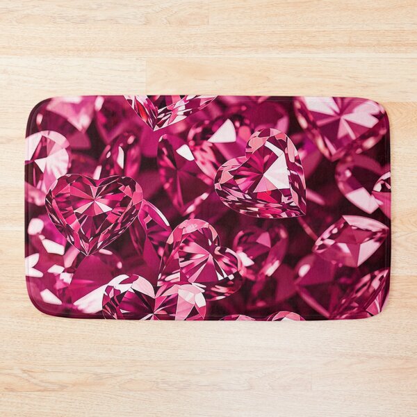 Item preview, Pink Crystal Hearts Diamond designed and sold by Bunmigraphics .