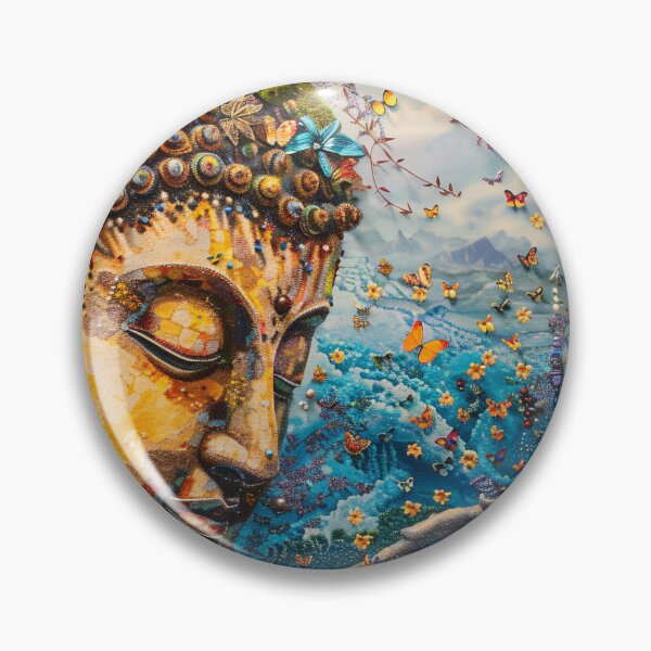 Item preview, Boeddha te midden van natuurpracht designed and sold by DeMuurdecoratie.