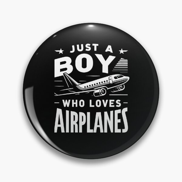 Item preview, Just A Boy Who Loves Airplanes Airplane Pilot Lovers designed and sold by Dressed For  Duty.