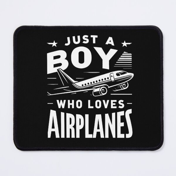 Item preview, Just A Boy Who Loves Airplanes Airplane Pilot Lovers designed and sold by Dressed For  Duty.