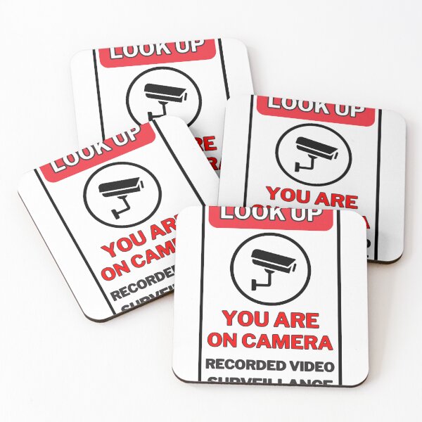 Item preview, Look Up You Are On Camera Recorded Video Surveillance Sign designed and sold by jofredo.