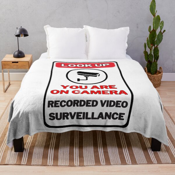 Item preview, Look Up You Are On Camera Recorded Video Surveillance Sign designed and sold by jofredo.