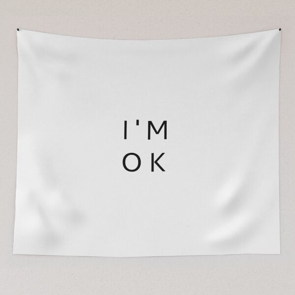 Item preview, I'm ok t-shirt, unisex shirt, funny shirts, women shirt, life quote t-shirts designed and sold by kandoussishop.