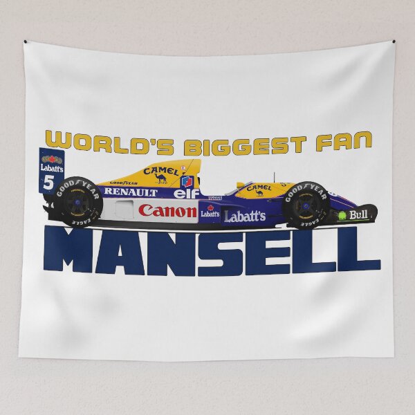 Item preview, Nigel Mansell 1992 - Williams f1 - World's biggest fan designed and sold by JageOwen.