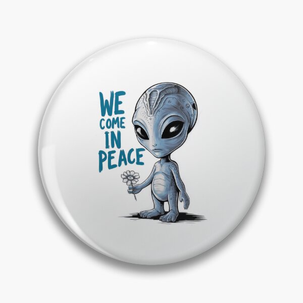 Item preview,  We come in Peace designed and sold by Gentle40Winks.