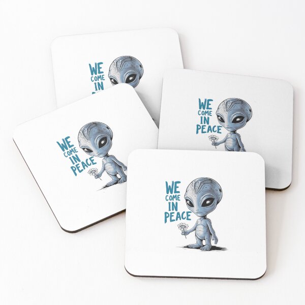 Item preview,  We come in Peace designed and sold by Gentle40Winks.