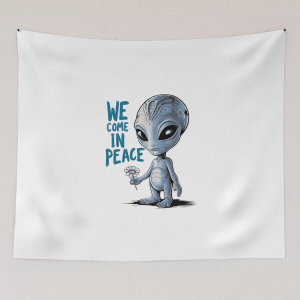 Item preview,  We come in Peace designed and sold by Gentle40Winks.