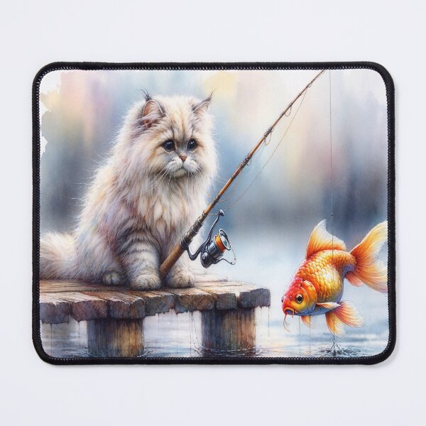 Item preview, Fisherman Cat designed and sold by M-Y-A-R-T-.