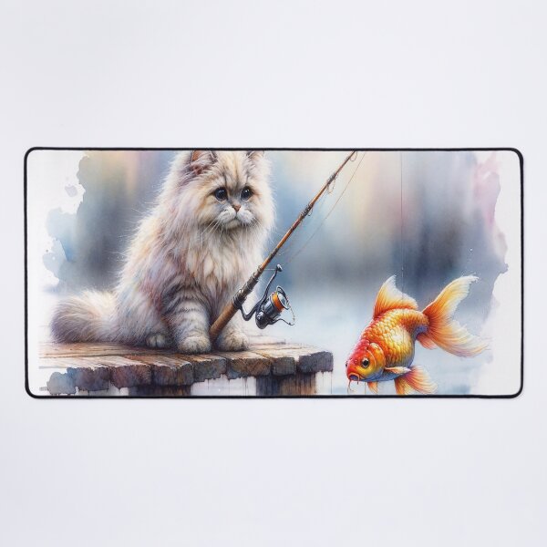 Item preview, Fisherman Cat designed and sold by m-y-A-I-A-R-T-.
