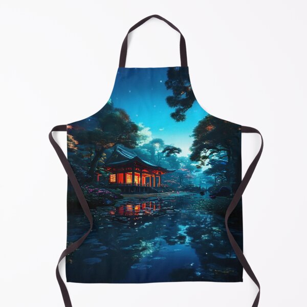 Item preview, Enchanted Night Japanese Garden designed and sold by Design-Illusi0n.