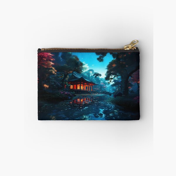 Item preview, Enchanted Night Japanese Garden designed and sold by Design-Illusi0n.