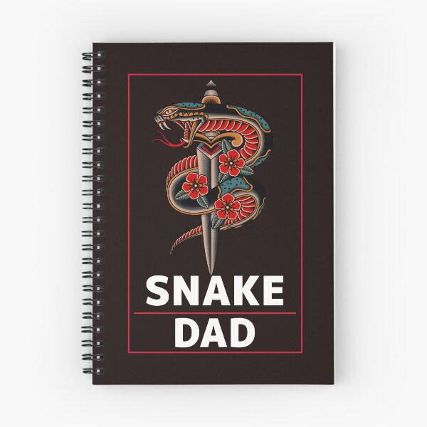 Item preview, SNAKE DAD RED & REAL T-SHIRT designed and sold by Funky-Munkey.
