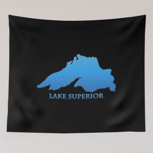 Item preview, Lake Superior Great Lakes Outline designed and sold by gorff.
