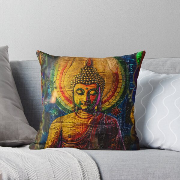 Item preview, Boeddha met Kosmische Aura designed and sold by DeMuurdecoratie.