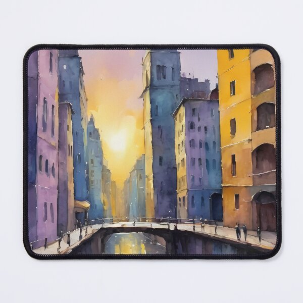 Item preview, Sunset Cityscape designed and sold by Wild Blue Designs NZ.