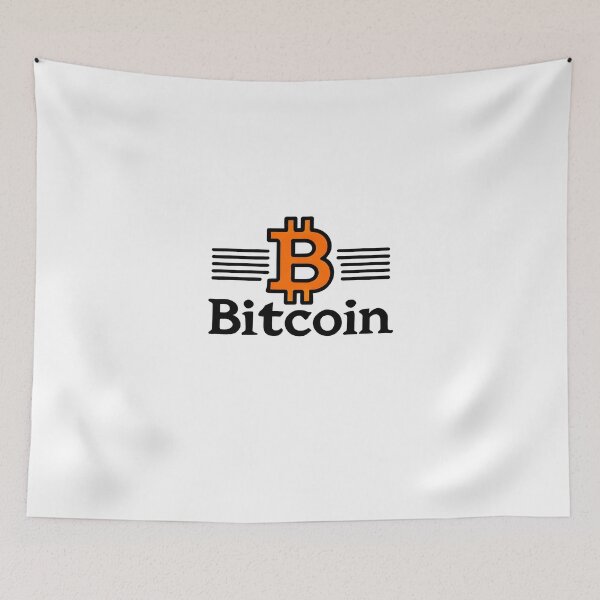 Artikelvorschau, Orange Bitcoin-Logo im Retrostil entworfen und verkauft von NoCompetition.