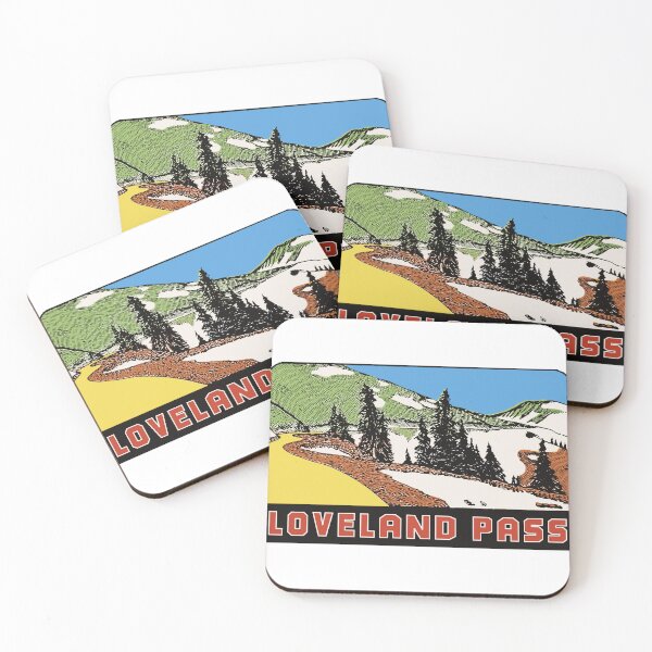 Item preview, Vintage Style Loveland Pass Decal designed and sold by Decal Mania.