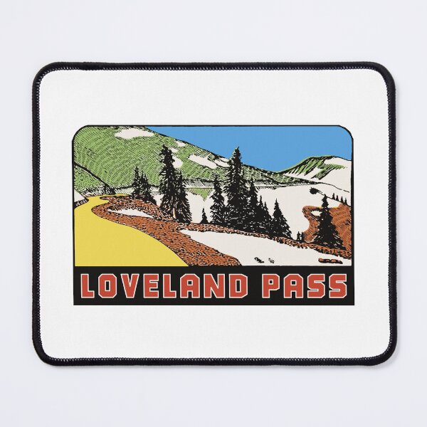 Item preview, Vintage Style Loveland Pass Decal designed and sold by Decal Mania.