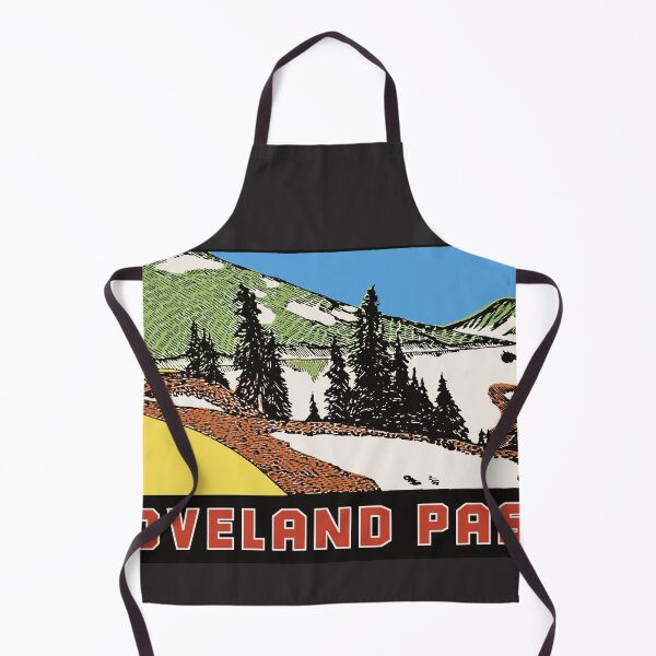 Artikelvorschau, Aufkleber Loveland Pass im Vintage-Stil entworfen und verkauft von Decal Mania.
