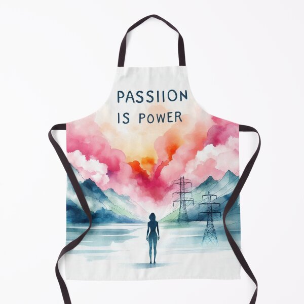 Item preview, Passion is Power Woman 's Mantra, Orange Pink Blue Colorful designed and sold by Nanthanon.