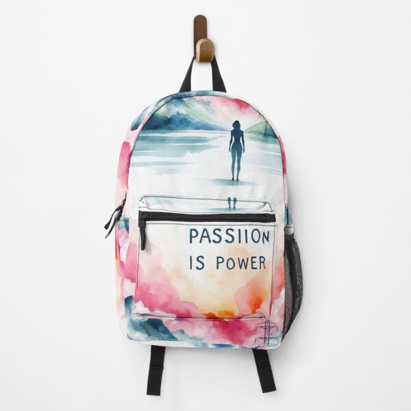 Item preview, Passion is Power Woman 's Mantra, Orange Pink Blue Colorful designed and sold by Nanthanon.