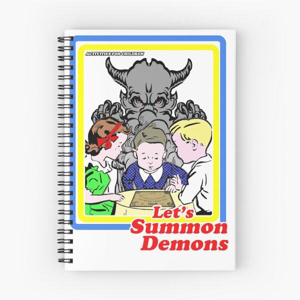 Item preview, Let's Summon Demons Retro 60s Kid's Horror designed and sold by sparkerzed.