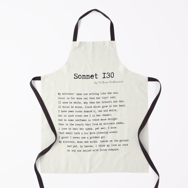 Item preview, Sonnet Sonnet 130 by William Shakespeare designed and sold by Poemit.