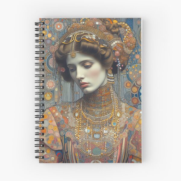 Item preview, Portrait of a Woman - Klimt 10 designed and sold by Kallak-AI-Art.
