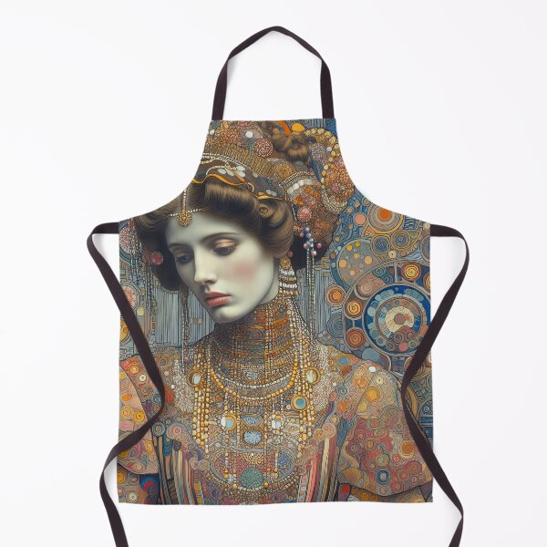 Item preview, Portrait of a Woman - Klimt 10 designed and sold by Kallak-AI-Art.