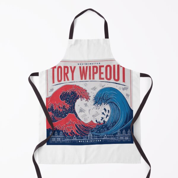 Item preview, TORY WIPEOUT: When Blue Meets Red in the Political Maelstrom designed and sold by AmziLife.
