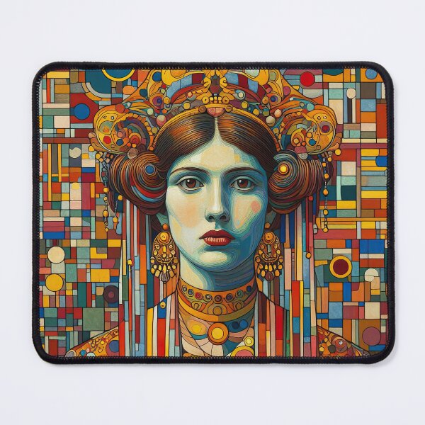 Item preview, Portrait of a Woman - Klimt 11 designed and sold by Kallak-AI-Art.