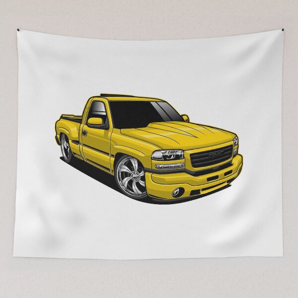 Item preview, GMC Sierra Yellow designed and sold by vektoranda.