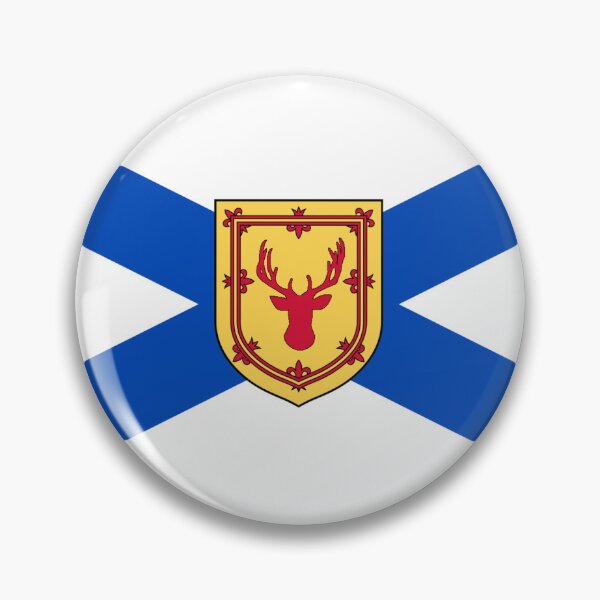 Item preview, Nova Scotia Stag Deer Head Flag (bratach ceann fèidh damh nova scotia) designed and sold by JonathanR1994.