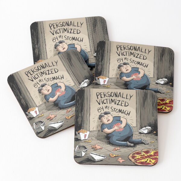 Item preview, Cartoon My Stomach, My Tummy Hurts designed and sold by thespecialtyhub.
