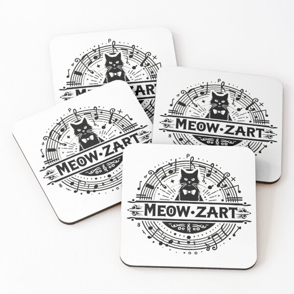 Item preview, Meowzart: Musical Cat Emblem designed and sold by Meow-Zart.