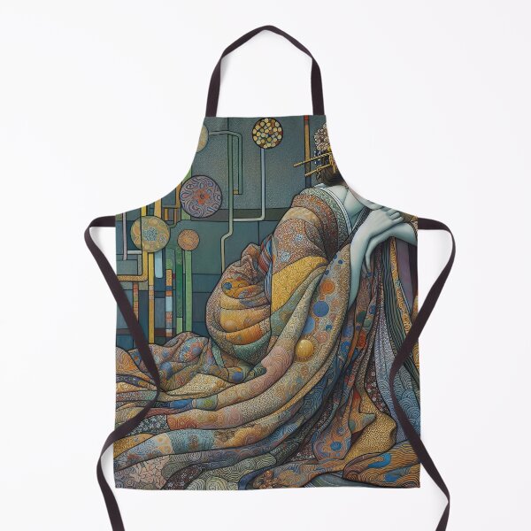 Item preview, Portrait of a Japanese Woman - Klimt 12 designed and sold by Kallak-AI-Art.