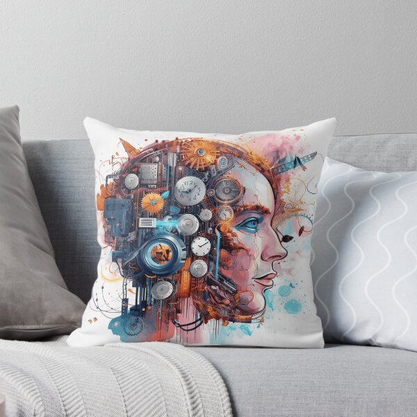 Item preview, "Mechanical Woman: The Gear Brain" designed and sold by tripleuno.