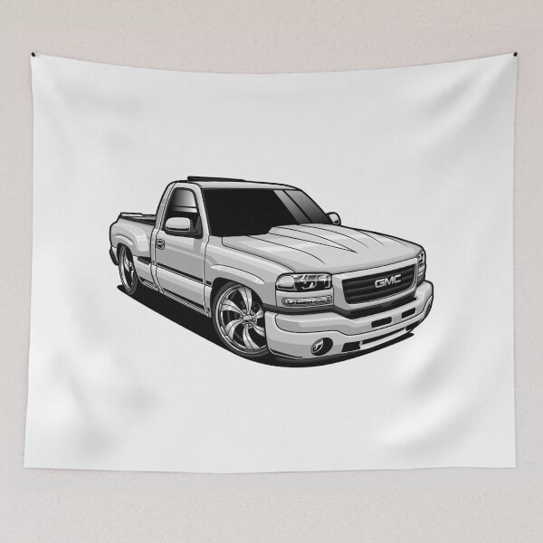 Item preview, GMC Sierra White designed and sold by vektoranda.