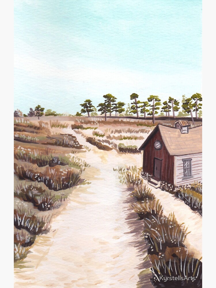 Thumbnail 3 of 3, Sticker, Home At The Desert Scrub designed and sold by KyrstellsArts.