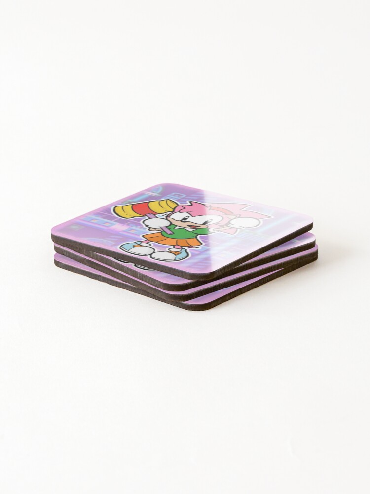 Thumbnail 4 of 5, Coasters (Set of 4), Rosy the Rascal designed and sold by ShellShotty.