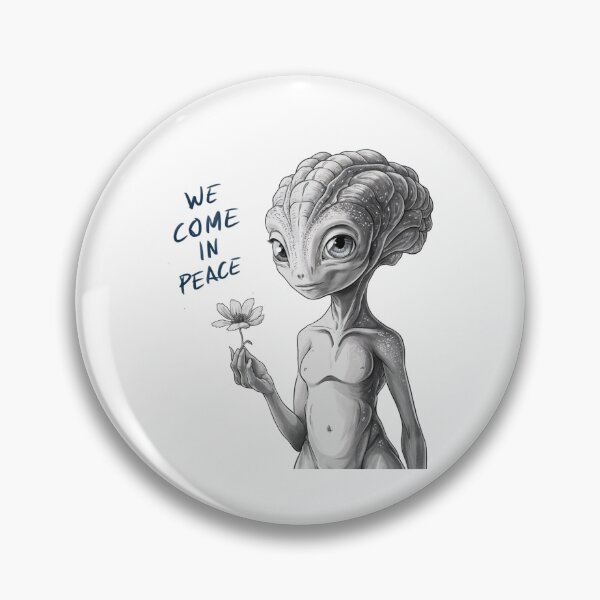 Item preview, We come in Peace designed and sold by Gentle40Winks.
