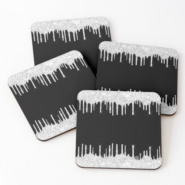 Item preview, Photograph of Silver dripping glitter ONLY - Not Reflective designed and sold by pnkpopcorn.