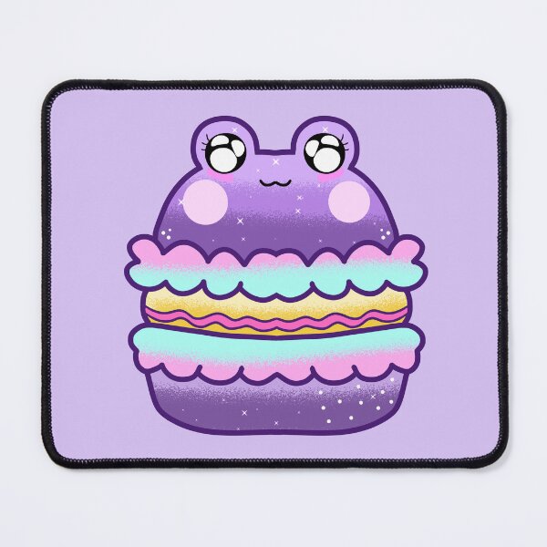 Item preview, Purple Cute Kawaii macaron froggy designed and sold by Quacktails.